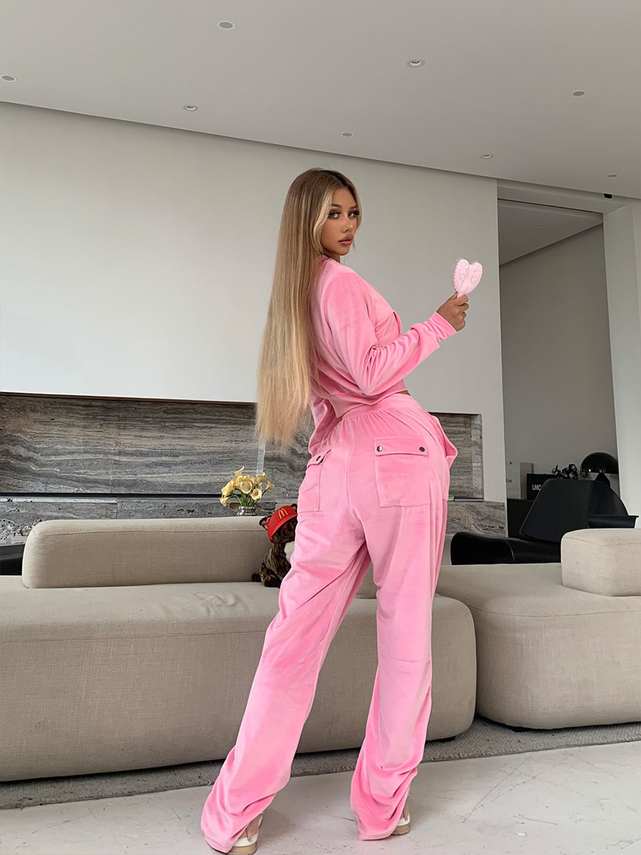 Golden Velvet Casual Suit