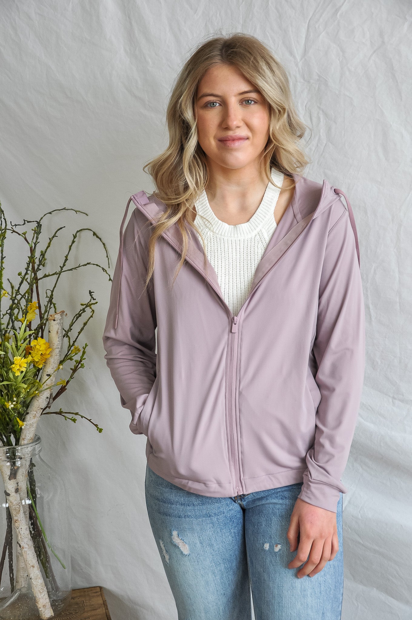 Cool Touch Active Zip Front Jacket